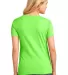 LPC54V Port & Company® Ladies 5.4-oz 100% Cotton  Neon Green back view