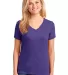 LPC54V Port & Company® Ladies 5.4-oz 100% Cotton  Purple front view