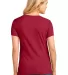 LPC54V Port & Company® Ladies 5.4-oz 100% Cotton  Red back view