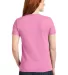 LPC55 Port & Company® Ladies 50/50 Cotton/Poly T- Candy Pink back view