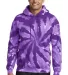 PC146 Port & Company® Essential Tie-Dye Pullover  Purple front view