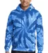 PC146 Port & Company® Essential Tie-Dye Pullover  Royal front view