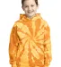 PC146Y Port & Company® Youth Essential Tie-Dye Pu in Gold front view