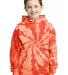 PC146Y Port & Company® Youth Essential Tie-Dye Pu in Orange front view