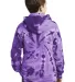 PC146Y Port & Company® Youth Essential Tie-Dye Pu in Purple back view