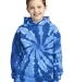 PC146Y Port & Company® Youth Essential Tie-Dye Pu in Royal front view