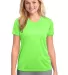 LPC380 Port & Company® Ladies Essential Performan Neon Green front view