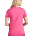 LPC380 Port & Company® Ladies Essential Performan Neon Pink back view