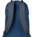 BG202 Port Authority® Nailhead Backpack in Cam blu/smk gy back view