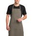 A700 Port Authority® Easy Care Extra Long Bib Apr in Khaki front view