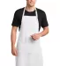 A700 Port Authority® Easy Care Extra Long Bib Apr White front view