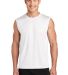 ST352 Sport-Tek Sleeveless Competitor™ Tee White front view