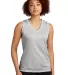 LST352 Sport-Tek Ladies Sleeveless Competitor™ V in Silver front view