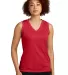 LST352 Sport-Tek Ladies Sleeveless Competitor™ V in True red front view