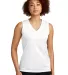 LST352 Sport-Tek Ladies Sleeveless Competitor™ V in White front view