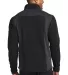 EB232 Eddie Bauer® Full-Zip Sherpa Fleece Jacket Black/Grey Stl back view