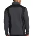 EB232 Eddie Bauer® Full-Zip Sherpa Fleece Jacket Grey Stl/Black back view
