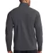 EB224 Eddie Bauer® Full-Zip Microfleece Jacket Grey Steel back view