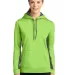 LST235 Sport-Tek® Ladies Sport-Wick® Fleece Colo Lime Sh/Smk Gy front view