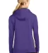 LST235 Sport-Tek® Ladies Sport-Wick® Fleece Colo Purple/D Sm Gy back view