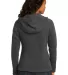 EB206 Eddie Bauer® Ladies Hooded Full-Zip Fleece  Grey back view