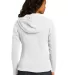 EB206 Eddie Bauer® Ladies Hooded Full-Zip Fleece  White back view
