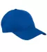 Big Accessories BX880 6-Panel Unstructured Hat TRUE ROYAL front view
