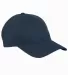 Big Accessories BX880 6-Panel Unstructured Hat NAVY front view