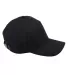 BX034 Big Accessories 5-Panel Brushed Twill Cap BLACK front view