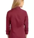 RH69 Red House® Ladies 3/4-Sleeve Nailhead Non-Ir Deep Red back view
