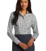 RH75 Red House® Ladies Tricolor Check Non-Iron Sh Black/Grey front view