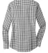 RH75 Red House® Ladies Tricolor Check Non-Iron Sh Black/Grey back view