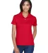 DG200W Devon & Jones Ladies' Pima-Tech Jet Pique P RED front view