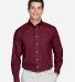 D620 Devon & Jones Men's Crown Collection Solid Br in Burgundy