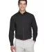 D620T Devon & Jones Men's Tall Crown Collection So BLACK front view