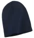 BA519 Big Accessories Slouch Beanie NAVY front view
