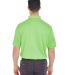 8220 UltraClub Men's Cool & Dry Jacquard Stripe Po in Light green back view