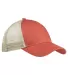EC7070 econscious Eco Trucker Organic/Recycled ORNG POPPY/ OYST front view