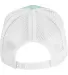 EC7070 econscious Eco Trucker Organic/Recycled MINT/ WHITE back view