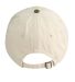 econscious EC7000 Organic Twill Dad Hat in Oyster/ jungle back view