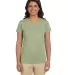 EC3000 econscious Ladies' 4.4 oz., 100% Organic Co in Wasabi front view