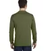 EC1500 econscious 5.5 oz., 100% Organic Cotton Cla OLIVE back view
