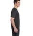 EC1080 econscious 4.25 oz. Blended Eco T-Shirt in Charcoal/ black side view