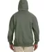 EC5570 econscious 7 oz. Organic/Recycled Heathered MILITARY GREEN back view