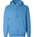 1254 Badger - Hooded Sweatshirt in Columbia blue front view