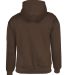 1254 Badger - Hooded Sweatshirt in Brown back view