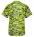 2180 Badger B-Core Youth Digital Tee Safety Yellow Digital back view