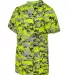 2180 Badger B-Core Youth Digital Tee Safety Yellow Digital side view