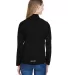 78187 North End Radar Ladies' Half-Zip Performance BLK/ CL RED back view