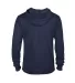 97200 Adult Unisex French Terry Hoodie in Athletic navy back view